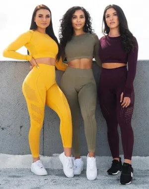 Seamless Yoga Gym Suits