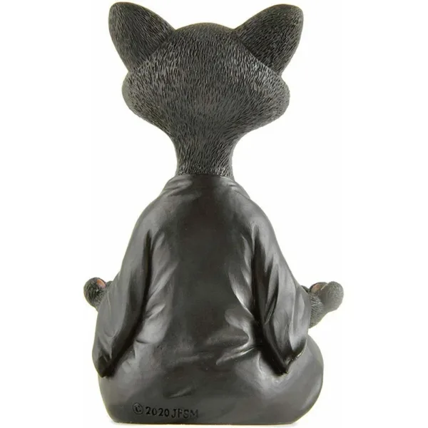 Meditating Cat Decorative Ornament