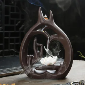 Mudra Style Backflow Incense Burner