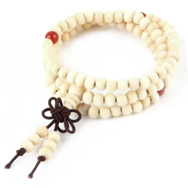 6mm Natural Sandalwood Meditation 108 beads