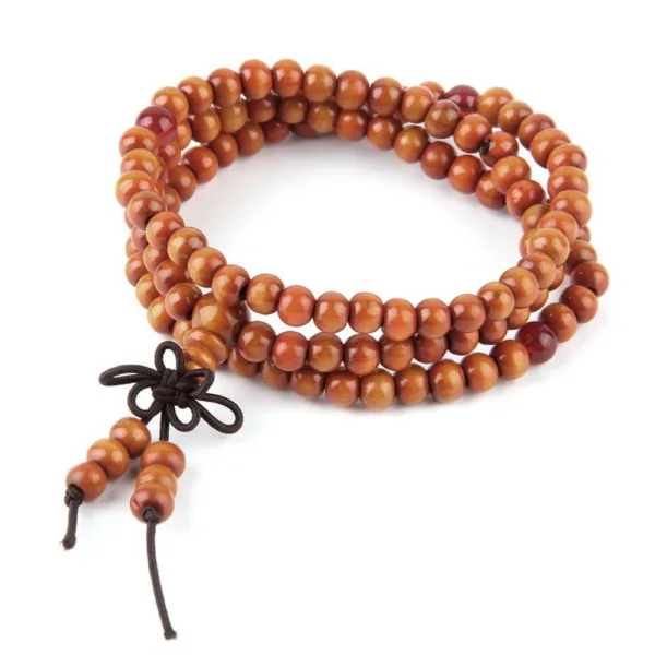 6mm Natural Sandalwood Meditation 108 beads